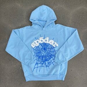 Spider Blue Hoodie